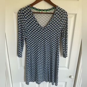Boden Jersey Dress - Geo print 8P